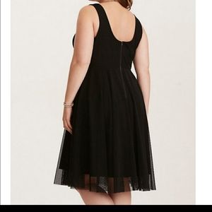 Torrid Special Occasion Black Mesh Dress 14